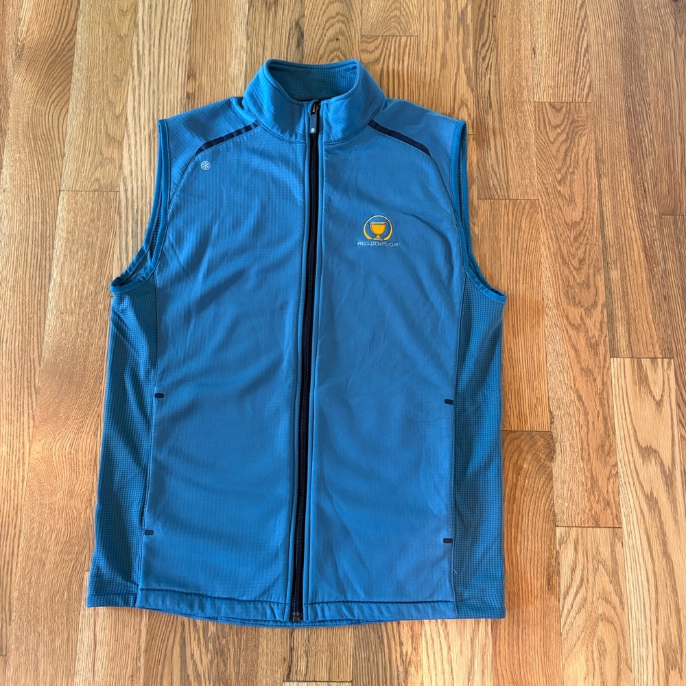 Footjoy Golf Vest The Presidents Cup Blue Mens Small Footjoy Golf Vest The Presidents Cup Blue Mens Small